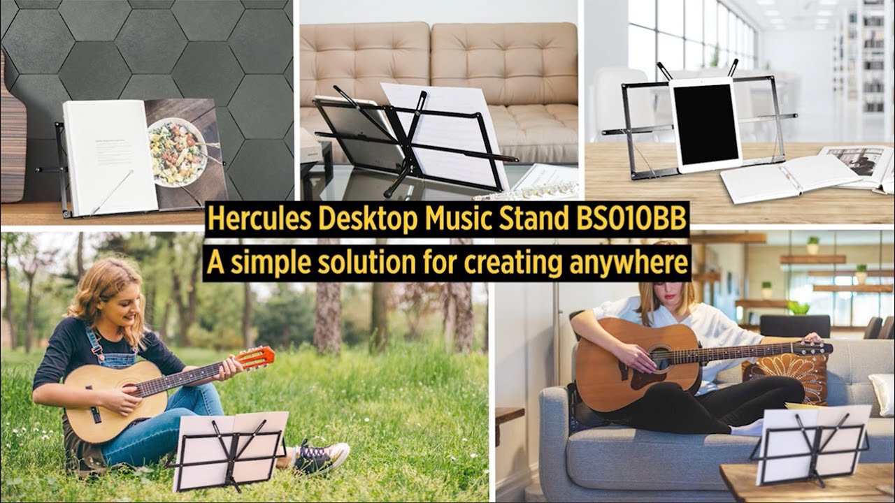 Hercules BS010BB Desktop Music Stand