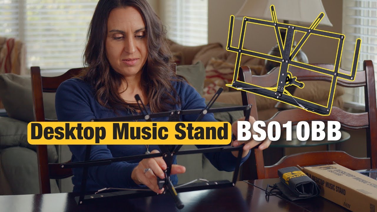 Desktop Music Stand Unboxing with Lisa Dispigno