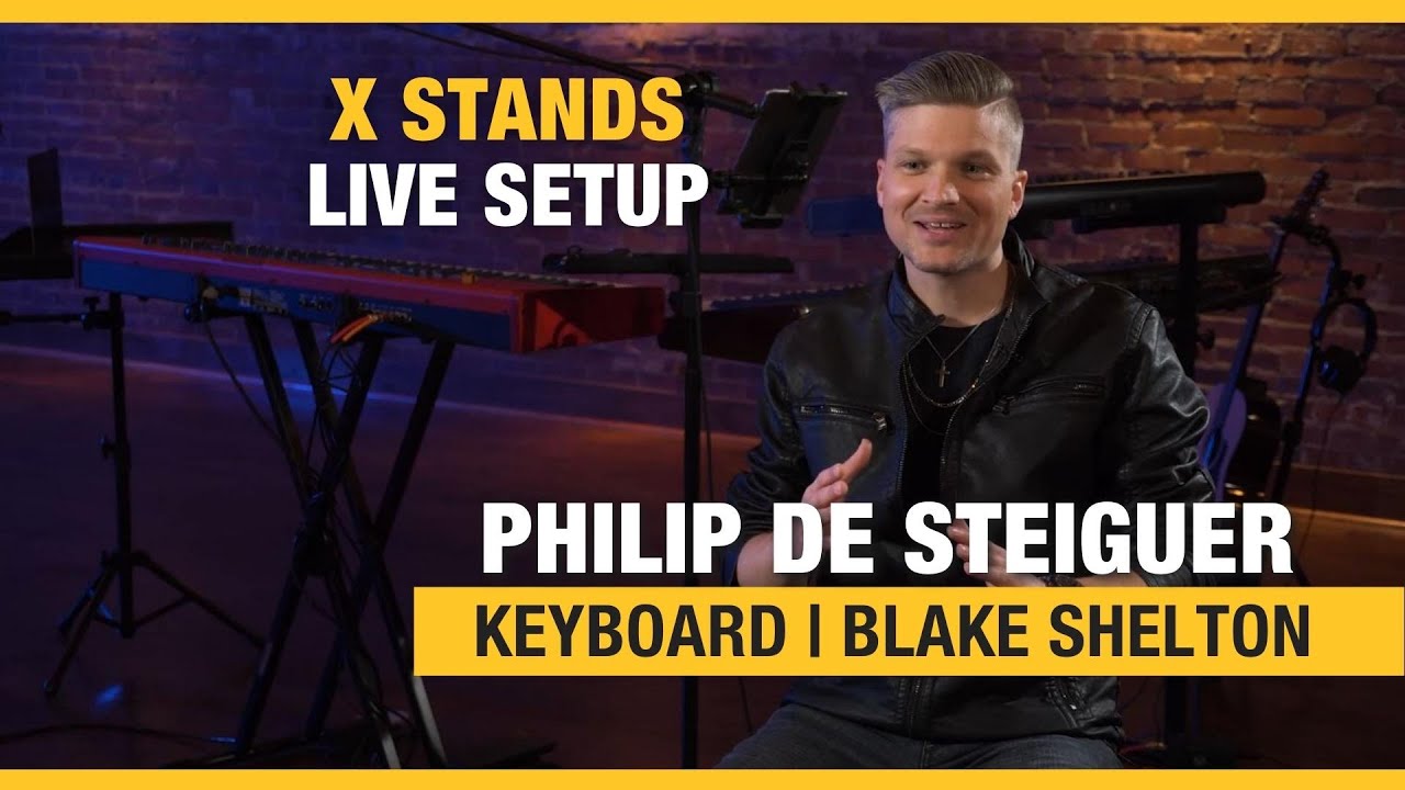 Philip De Steiguer | X Keyboard Stands Setup