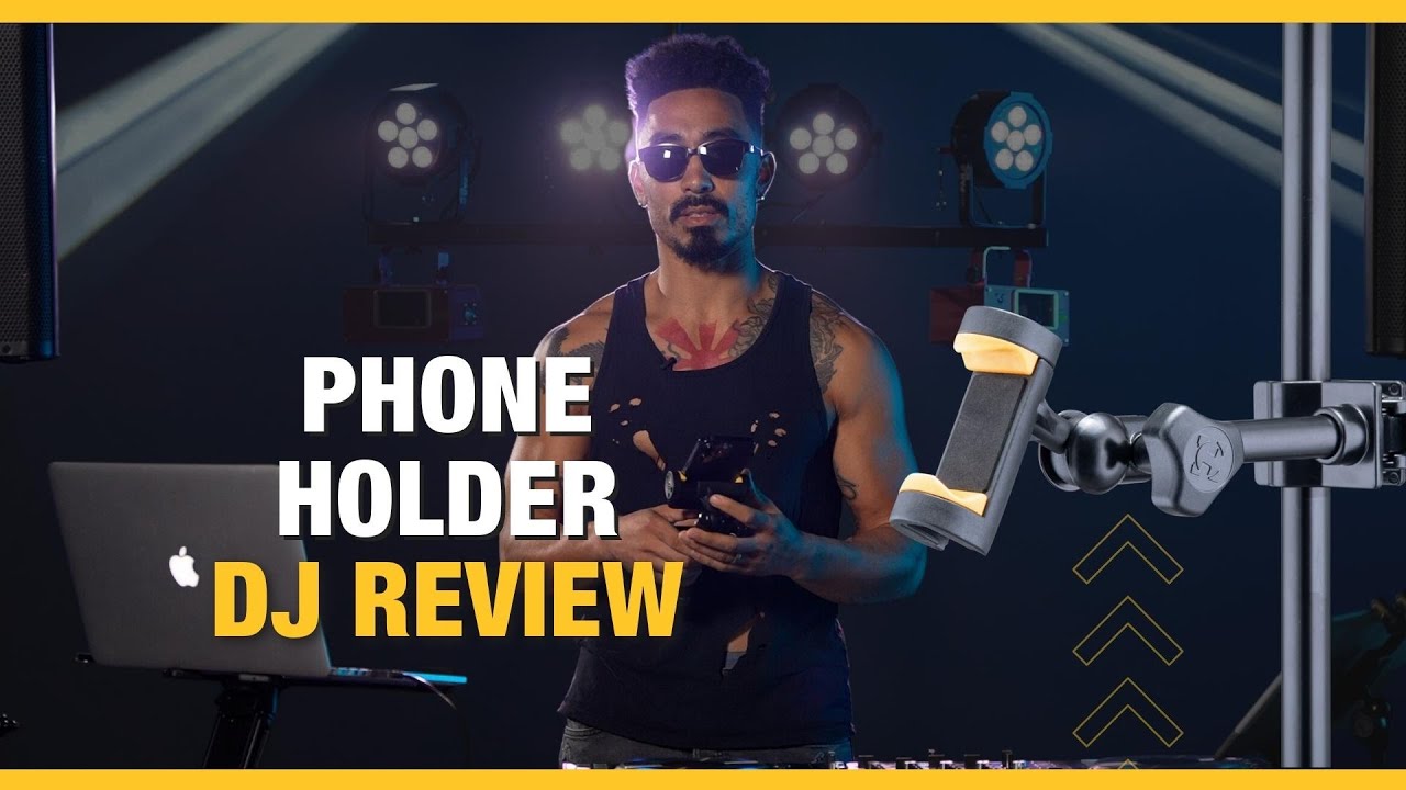 DJ Lang Bangz Reviews Hercules Smartphone Holder