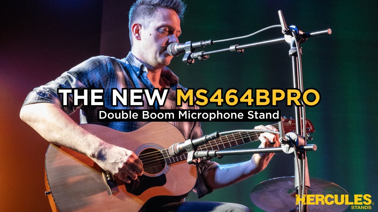 The MS464BPRO Double Boom Mic Stand