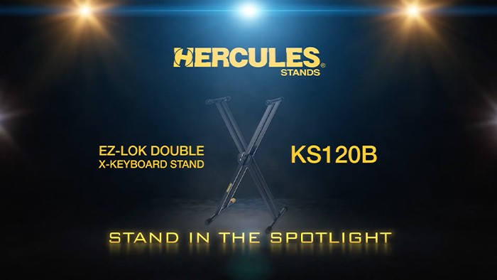 Hercules EZ-LOK Double X-Keyboard & DJ Stand (KS120B)