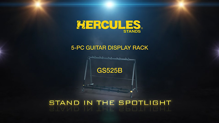 Hercules GS525B 5 Piece Guitar Rack - Stand in The Spotlight