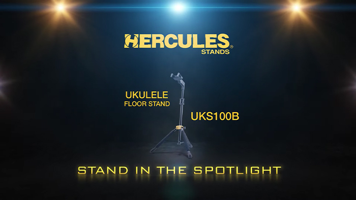 Hercules UKS100B Ukulele Floor Stand - Stand in the Spotlight